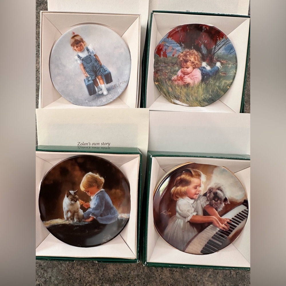Zolan's Own Story Collector Plates